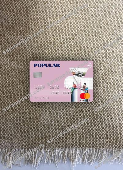 USA Popular, Inc. Bank mastercard front